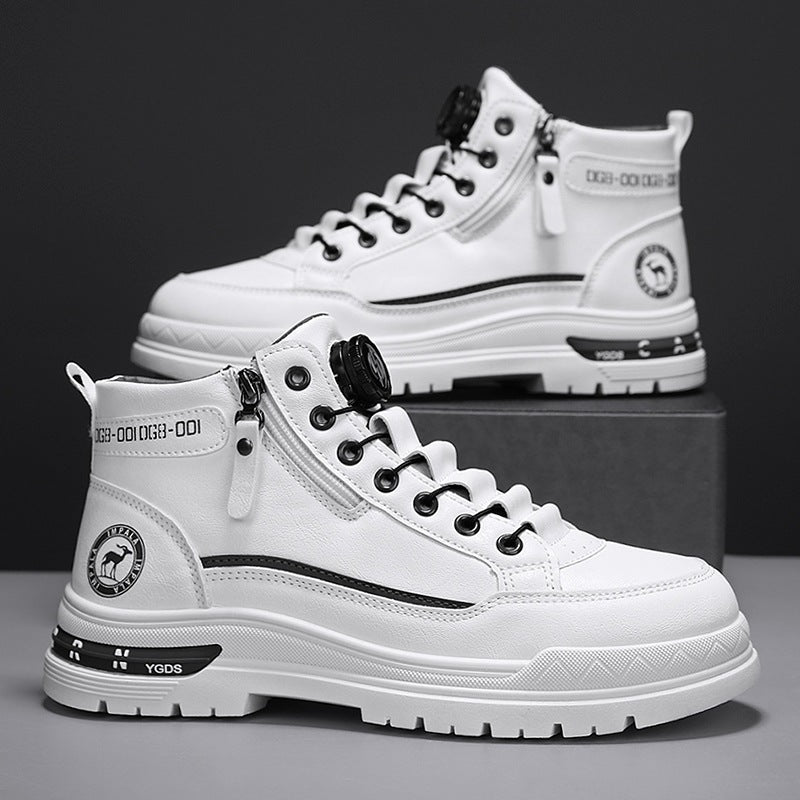 Damen modische High-Top Sneakers mit praktischer Schnellschnürung R&B