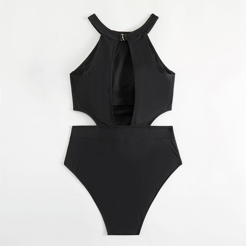 Damen Einteiler Badeanzug mit stylischem Cut-Out-Design R&B
