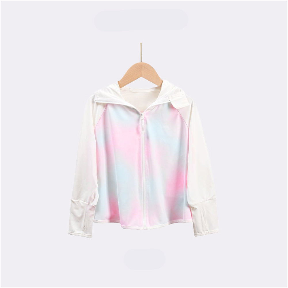 Damen UV-Schutzjacke mit Kapuze und weichem Material R&B