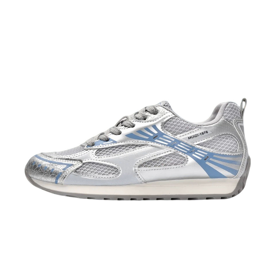 Damen Athletische Sneakers mit atmungsaktiver Mesh-Oberfläche und dämpfender Sohle R&B