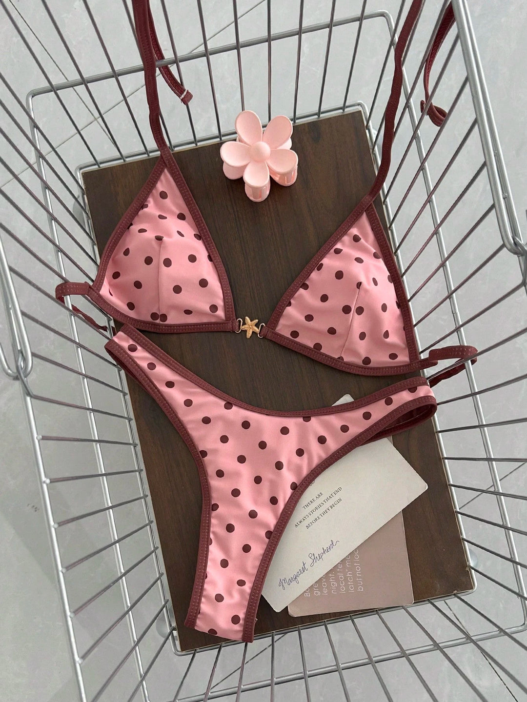 Damen Triangel-Bikini mit eleganter Rippstruktur R&B