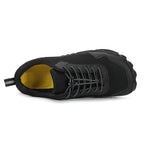 Herren nan leichter Schnellzug-Trekkingschuh mit Gummizehschutz, atmungsaktivem Meshoberteil und profiliertem Outdoor-Laufsohle R&B