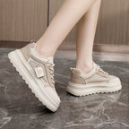 Damen Modische Sneakers mit atmungsaktiver Mesh-Oberfläche und dämpfendem Sohlenprofil R&B