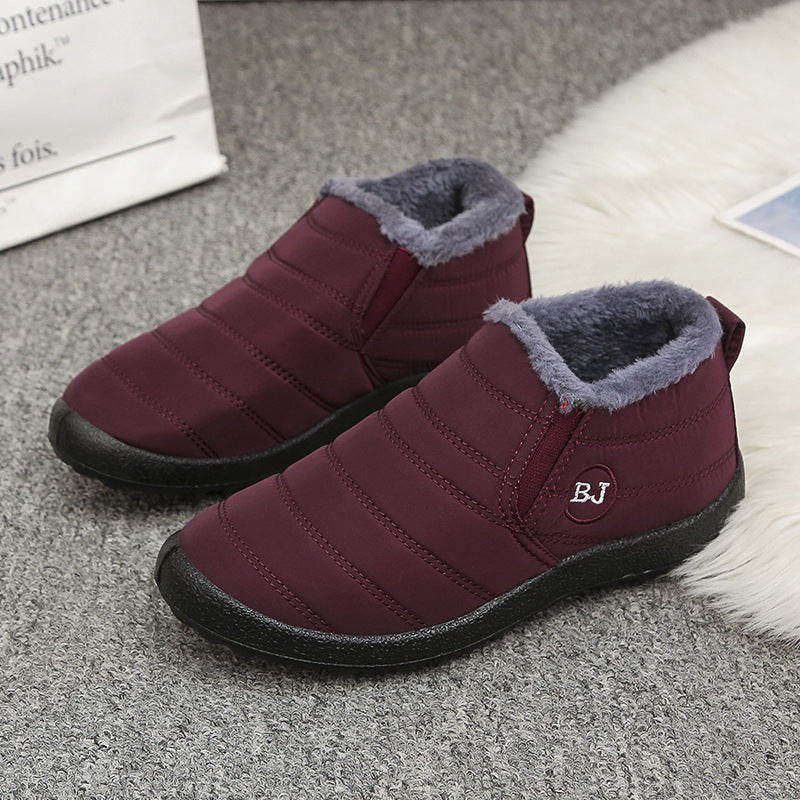 Damen gefütterte Freizeit-Stiefeletten mit rutschfester Sohle und praktischem Reißverschluss R&B