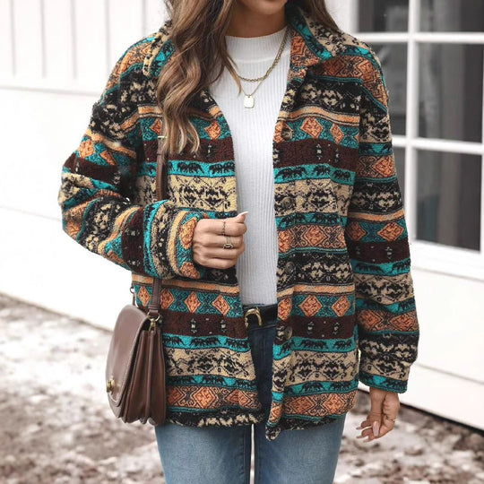 Damen modische Strickjacke mit detailreicher Farbgebung und komfortablem Schnitt R&B
