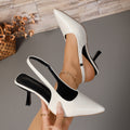 Damen Slingback-Pumps mit elegantem spitzen Design und modischem Absatz R&B