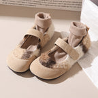 Damen Hausschuhe mit verstellbarem Riemen und weichem Innenfutter R&B