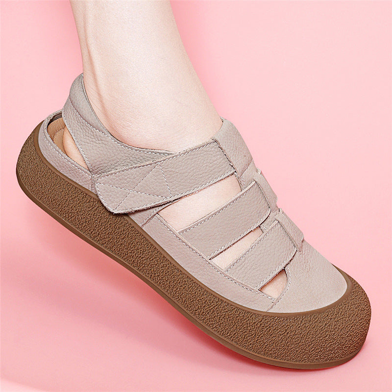 Damen Komfortable Freizeitsandalen mit verstellbaren Riemen R&B