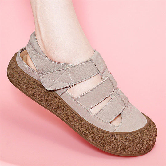 Damen Komfortable Freizeitsandalen mit verstellbaren Riemen R&B