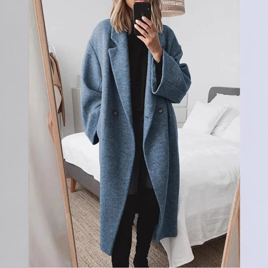 Damen Eleganter Oversized-Mantel R&B