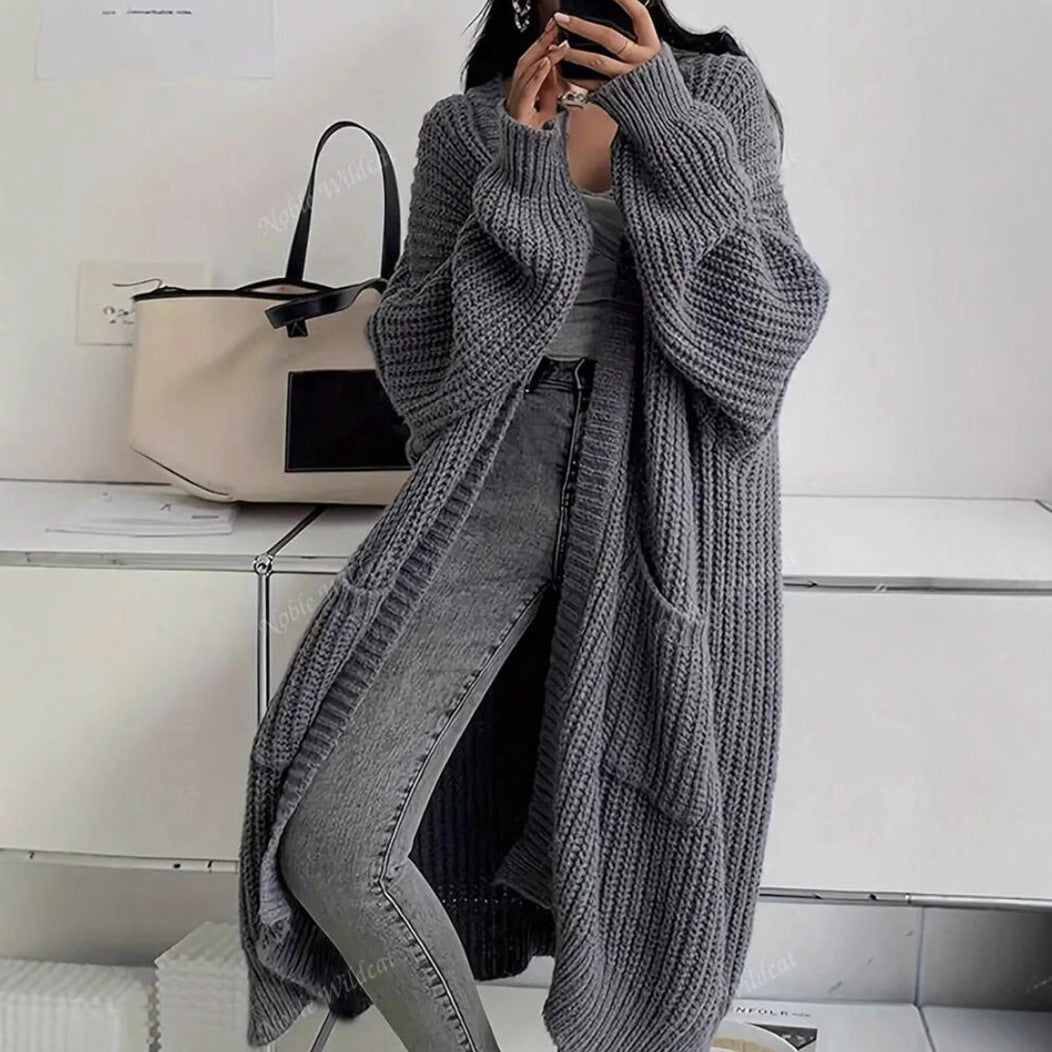 Damen Strickmantel im Oversized-Stil R&B