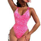 Damen Hochgeschnittener Triangel-Bikini mit auffälligen Cut-Out-Trägern