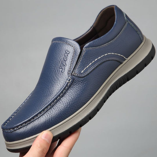 Herren elegante und bequeme Mokassins mit flexiblem Einstieg R&B