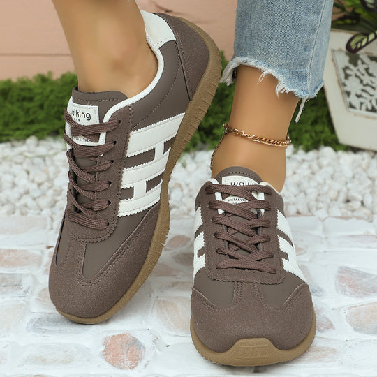 Damen Sneakers mit strukturiertem Obermaterial und bequemer Dämpfung R&B