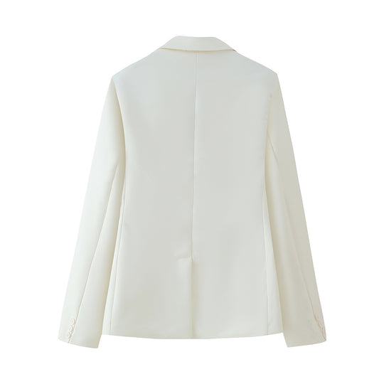 Damen elegante Blazerjacke mit taillierter Passform und modernen Details R&B