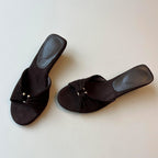 Damen Pantoletten mit elegantem Knoten-Design und komfortabler Fußbettgestaltung R&B
