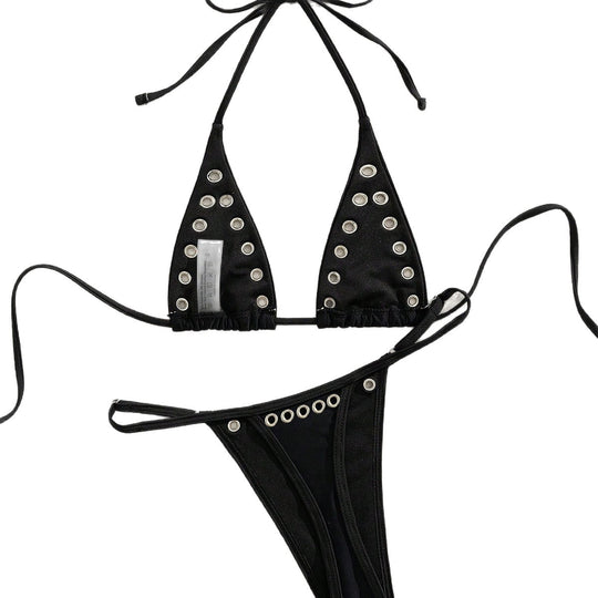 Damen Bikini mit stilvollen Nieten R&B