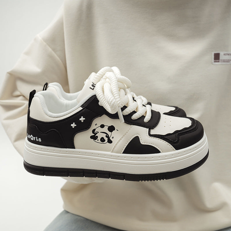 Damen Sportliche Sneaker mit niedlichem Tier-Motiv R&B