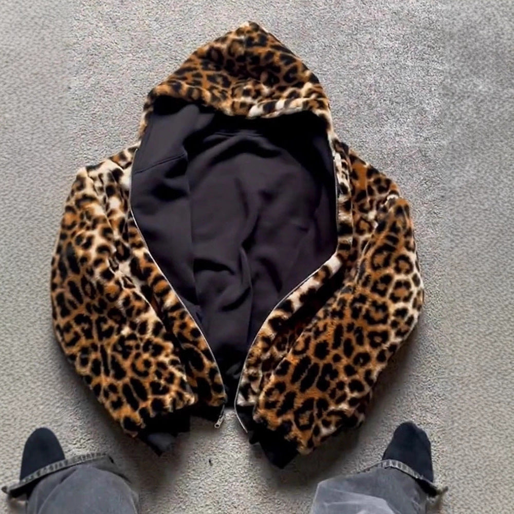 Damen Hoodie mit luxuriösem Kunstfellfutter R&B
