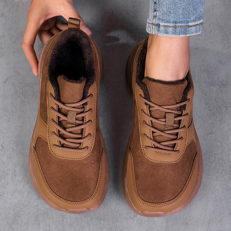 Damen Komfortable und warme Freizeitsneaker R&B