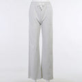 Damen Bequeme Freizeithose mit elastischem Bund und Kordelzug R&B