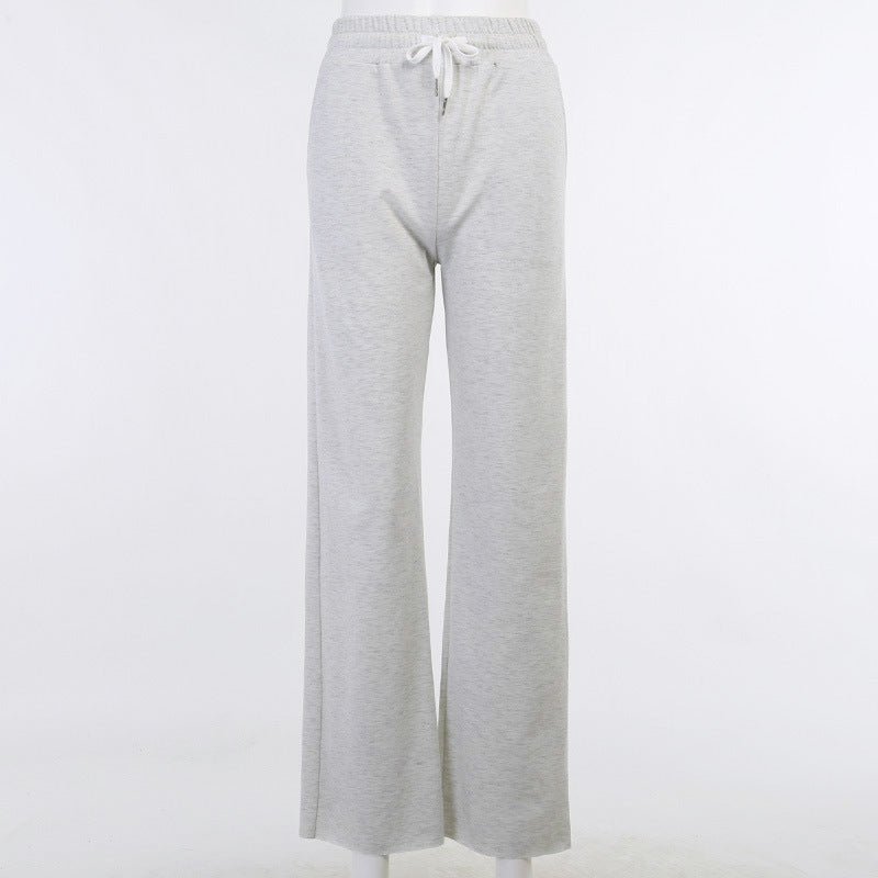 Damen Bequeme Freizeithose mit elastischem Bund und Kordelzug R&B