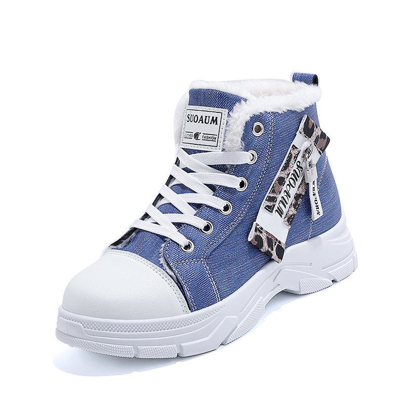 Damen Hohe Sneakers mit wärmendem Innenfutter und robuster Sohle R&B