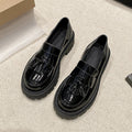Damen Loafer mit eleganter Quastenverzierung und robustem Plateau R&B