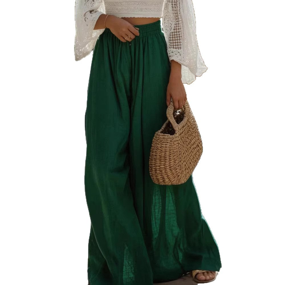 Damen weite Leinenhose R&B