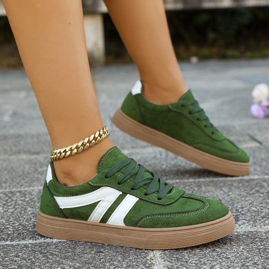 Damen modische Sneakers mit weichem Wildleder und urbanem Design R&B