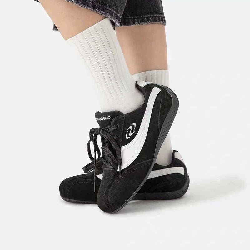 Damen Komfortable Sneakers mit atmungsaktiver Wildleder-Oberfläche und rutschfester Sohle