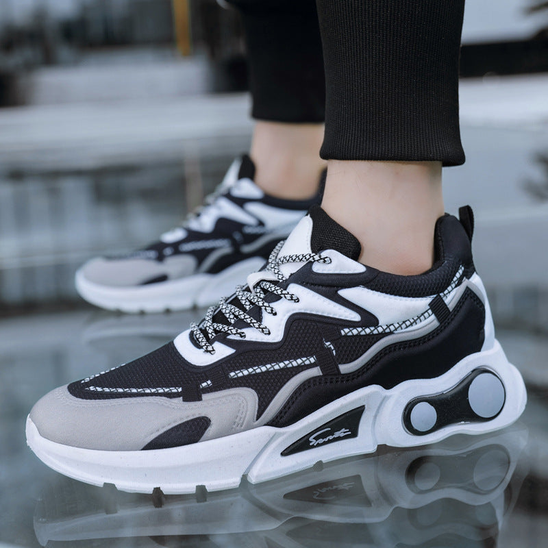 Damen Sportliche Chunky Sneakers mit atmungsaktiver Oberflächenstruktur R&B