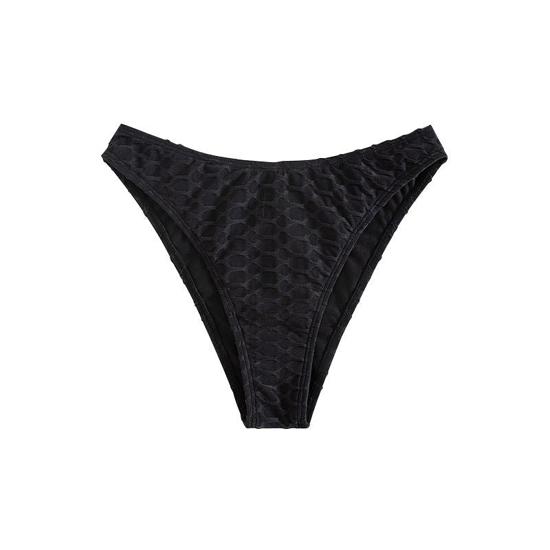 Damen Bikinislip mit modernem Texturmuster R&B