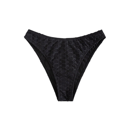 Damen Bikinislip mit modernem Texturmuster R&B