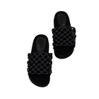 Damen Komfortable Clogs mit geflochtenem Design und gepolsterter Innensohle R&B