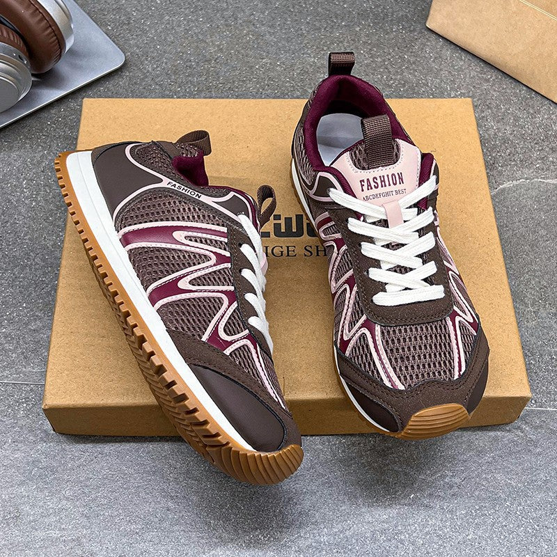 Damen Atmungsaktive Laufschuhe mit rutschfester Sohle und sportlichem Design R&B