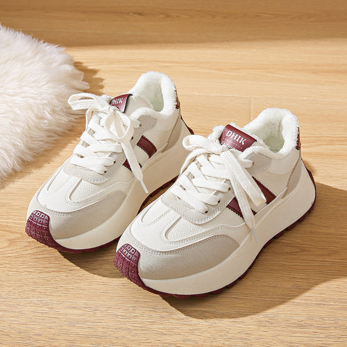 Damen Freizeit Sneakers mit kuscheligem Innenfutter und rutschfester Sohle R&B