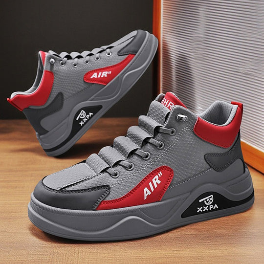 Herren Sportliche High-Top Sneakers mit rutschfester Sohle und atmungsaktivem Obermaterial R&B
