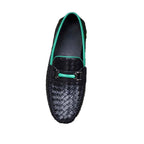 Damen Mokassins aus geflochtenem Leder R&B