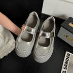 Damen Modische Ballerinas mit verstellbarem Riemen R&B