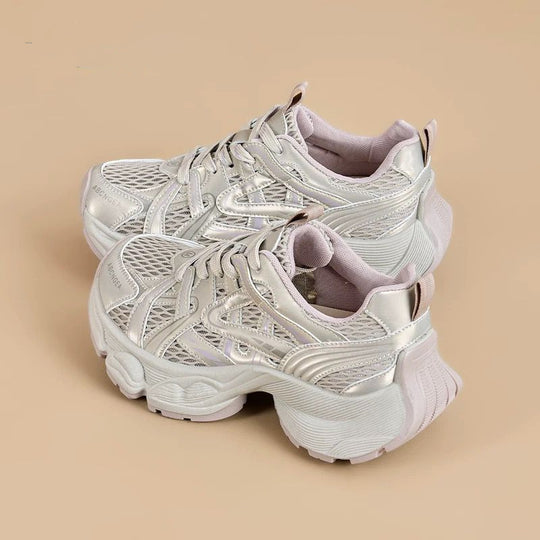 Damen Sportliche Laufschuhe mit atmungsaktiven Mesh-Einsätzen und ergonomischer Dämpfung R&B