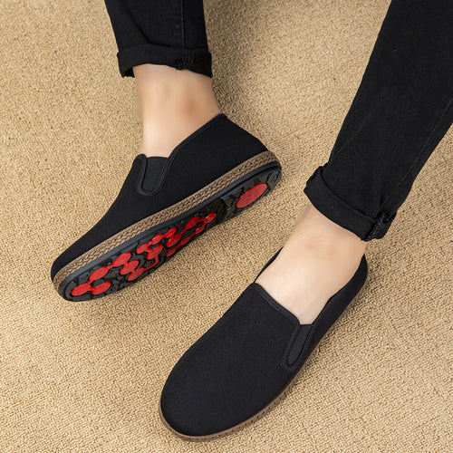 Damen klassische Slip-On Slipper aus elastischem Material R&B