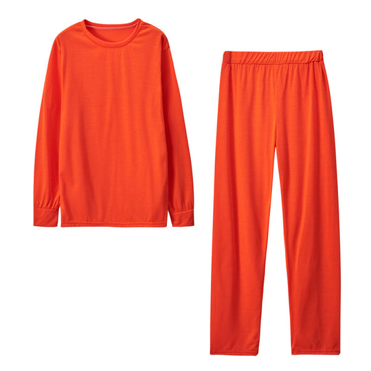 Damen Langarm Schlafanzug Set mit elastischen Hosen R&B