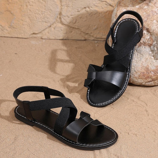 Damen modische Sandalen mit elegantem Riemendesign R&B