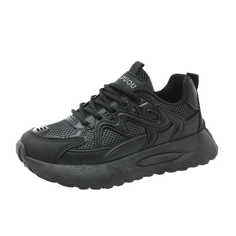 Damen Sportliche Sneakers mit atmungsaktiver Mesh-Struktur und gepolsterter Sohle R&B