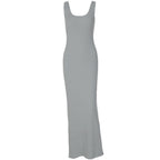 Damen Figurbetontes Langkleid aus hochwertigem Stretchmaterial R&B