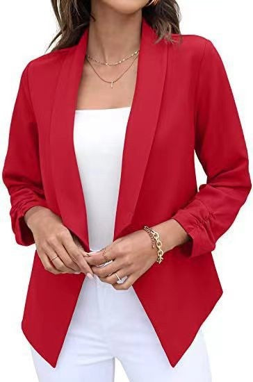 Damen eleganter und luftiger Blazer mit asymmetrischem Schnitt R&B