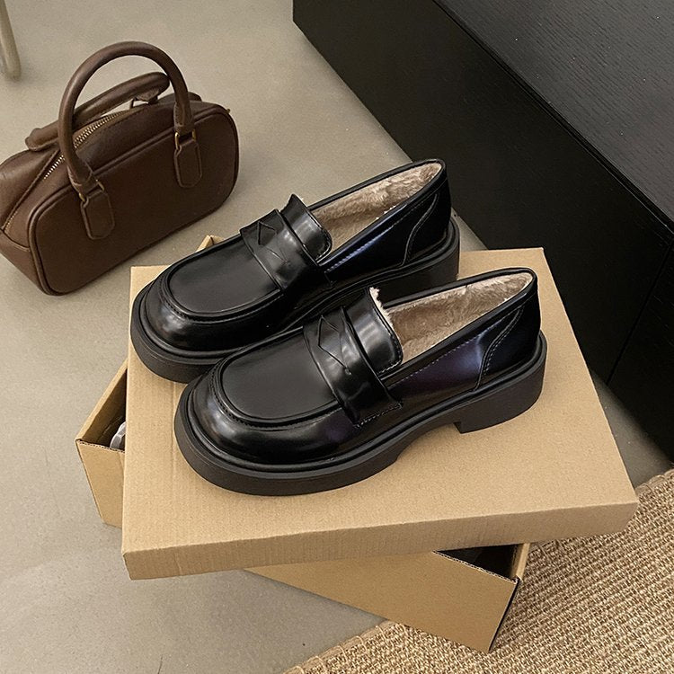 Damen elegante Mokassins mit wärmendem Innenfutter R&B