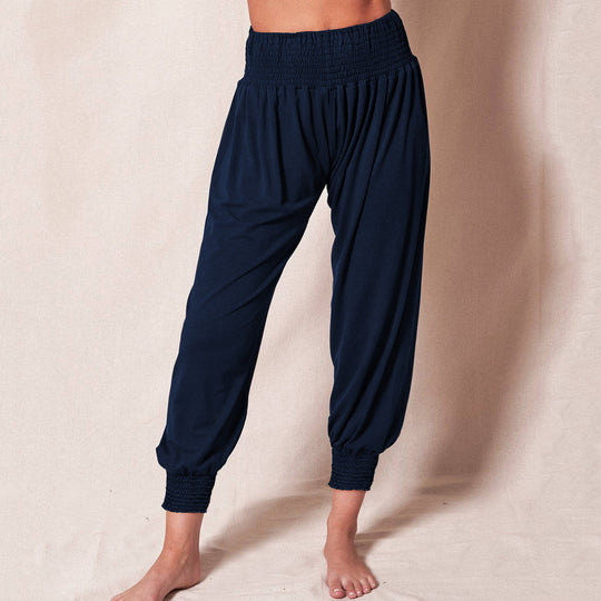 Damen Bequeme Freizeithose mit elastischem Bund und schmalen Bündchen R&B