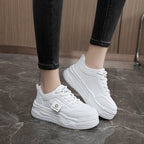 Damen modische Chunky Sneakers mit atmungsaktiver Mesh-Oberfläche und dämpfender Sohle R&B